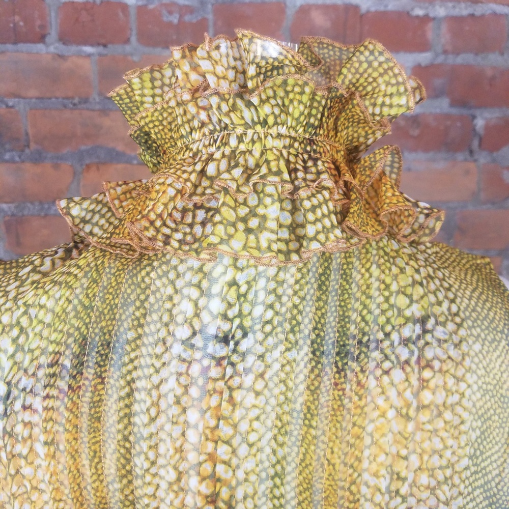 SOLD Doncaster Women's Top Brown Orange - Picture 4 of 7